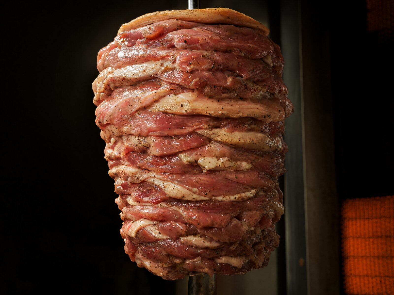 Frischer Gyros-Spieß